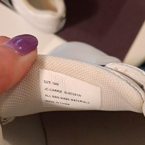 Juicy Couture Black and White Slip on Sneakers No Tie Laces 10 M - Picture 8 of 8